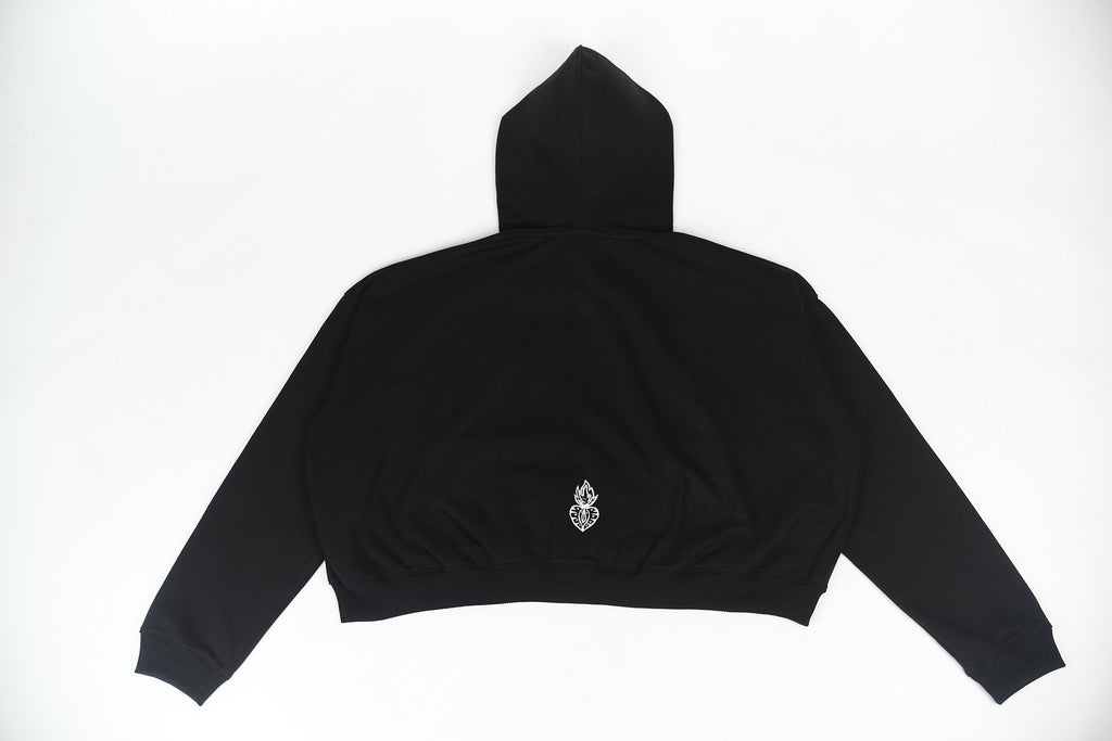 HOODIE ZIPPER CORE NEGRO