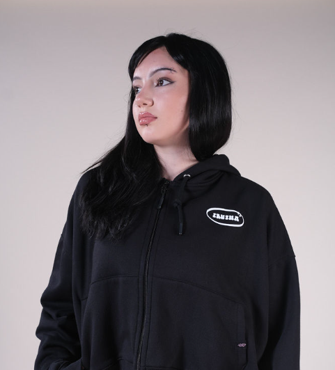 HOODIE ZIPPER CORE NEGRO